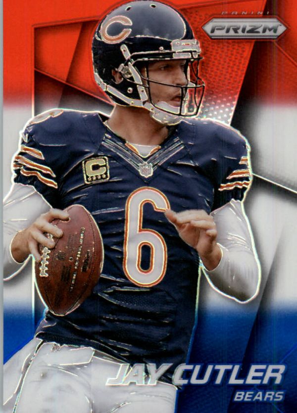 NFL 2014 Panini Prizm Prizms Red White and Blue Pulsar - No 86 - Jay Cutler