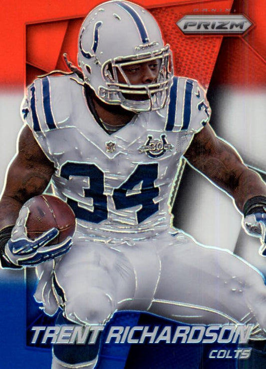 NFL 2014 Panini Prizm Prizms Red White and Blue Pulsar - No 94 - Trent Richardson