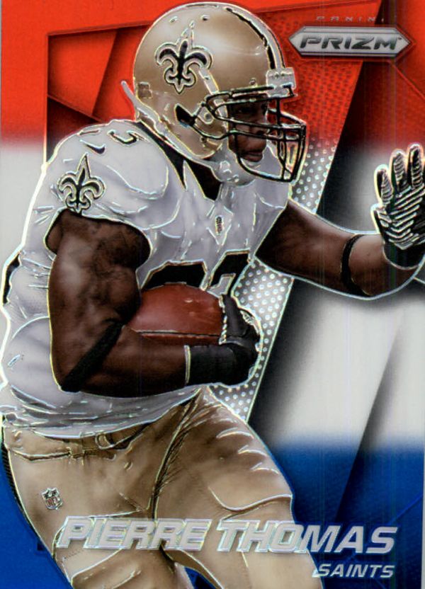 NFL 2014 Panini Prizm Prizms Red White and Blue Pulsar - No 102 - Pierre Thomas