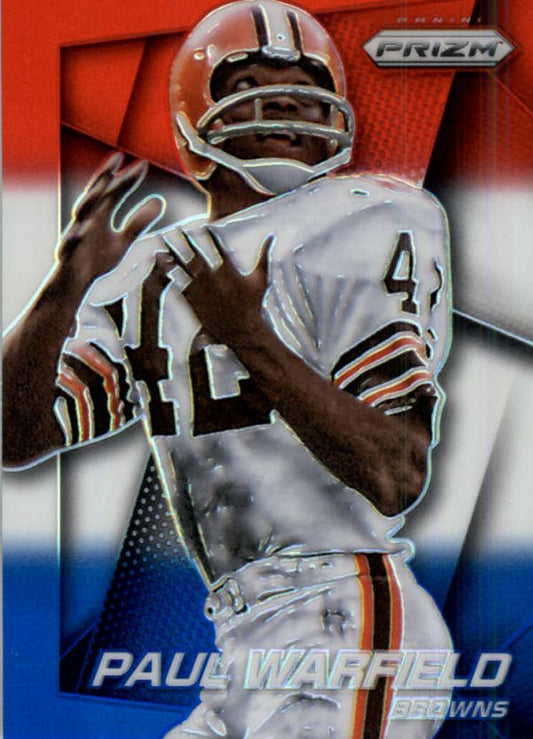 NFL 2014 Panini Prizm Prizms Red White and Blue Pulsar - No 103 - Paul Warfield