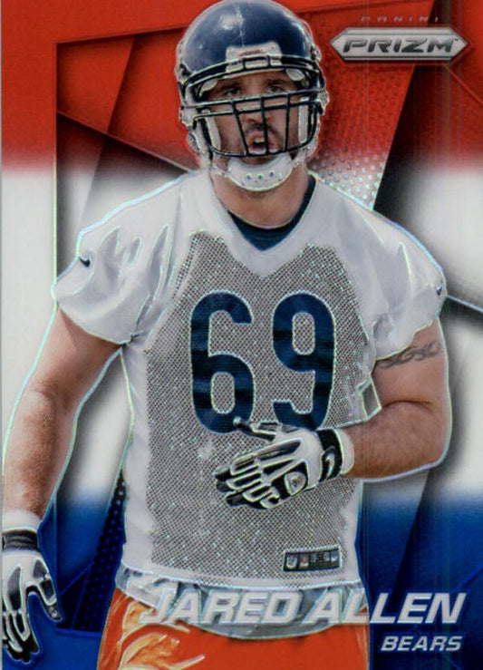 NFL 2014 Panini Prizm Prizms Red White and Blue Pulsar - No 113 - Jared Allen