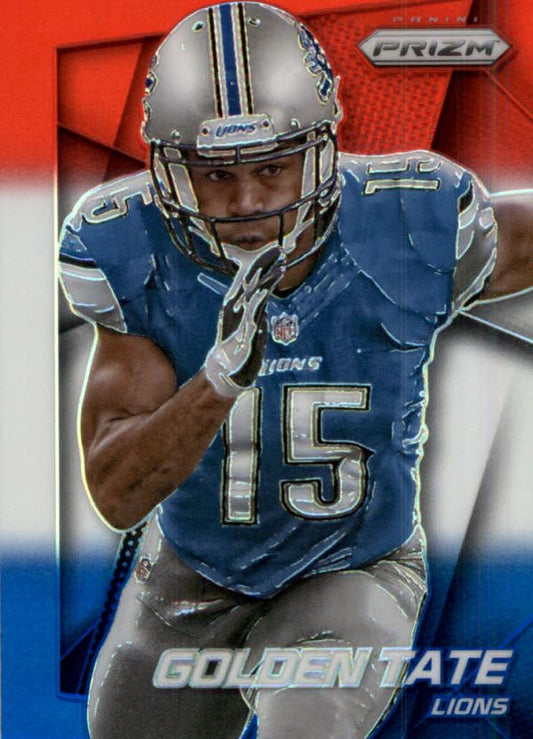 NFL 2014 Panini Prizm Prizms Red White and Blue Pulsar - No 117 - Golden Tate