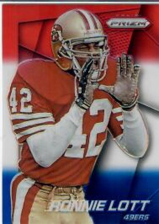 NFL 2014 Panini Prizm Prizms Red White and Blue Pulsar - No 128 - Ronnie Lott