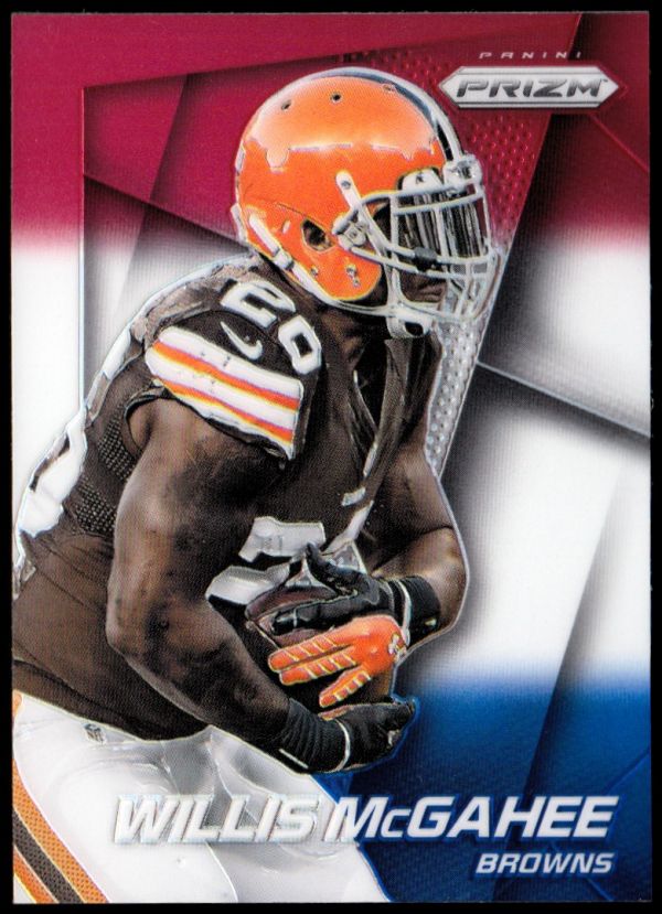 NFL 2014 Panini Prizm Prizms Red White and Blue Pulsar - No 158 - Willis McGahee