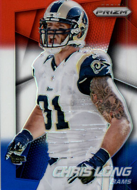 NFL 2014 Panini Prizm Prizms Red White and Blue Pulsar - No 163 - Chris Long