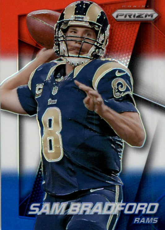 NFL 2014 Panini Prizm Prizms Red White and Blue Pulsar - No 167 - Sam Bradford