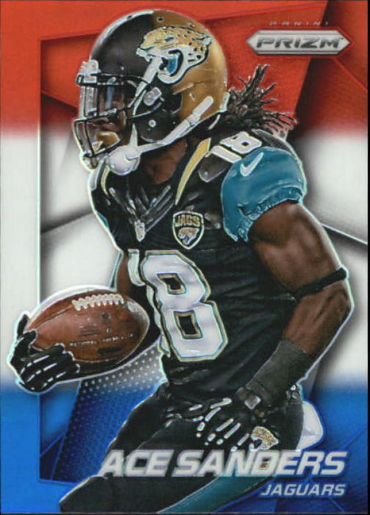 NFL 2014 Panini Prizm Prizms Red White and Blue Pulsar - No 170 - Ace Sanders