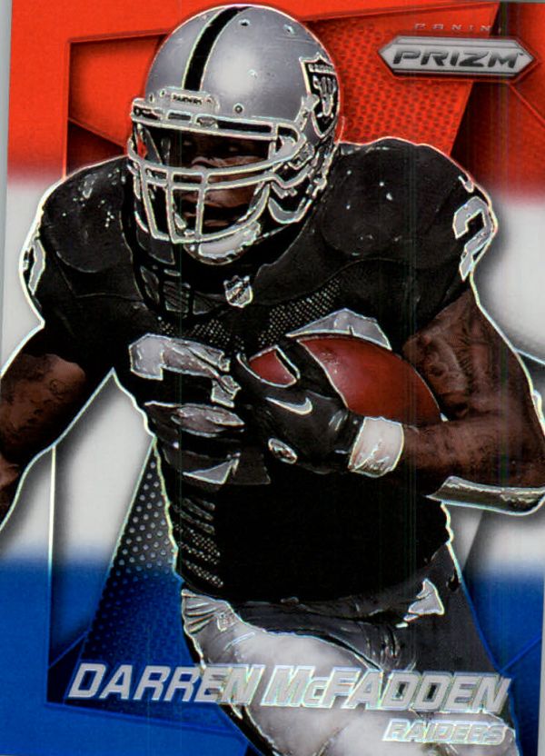 NFL 2014 Panini Prizm Prizms Red White and Blue Pulsar - No 186 - Darren McFadden