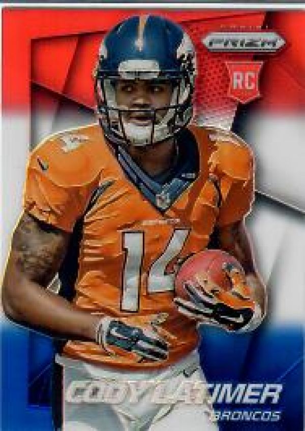 NFL 2014 Panini Prizm Prizms Red White and Blue Pulsar - No 261 - Cody Latimer