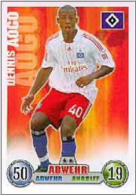 Soccer 2009 Topps Match Attax - No 130 - Dennis Aogo