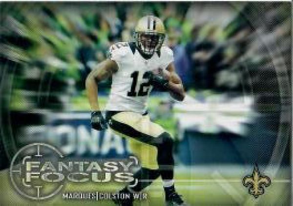 NFL 2014 Topps Fantasy Focus - No FF-MC - Marques Colston