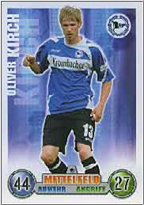 Soccer 2009 Topps Match Attax - No 27 - Oliver Kirch