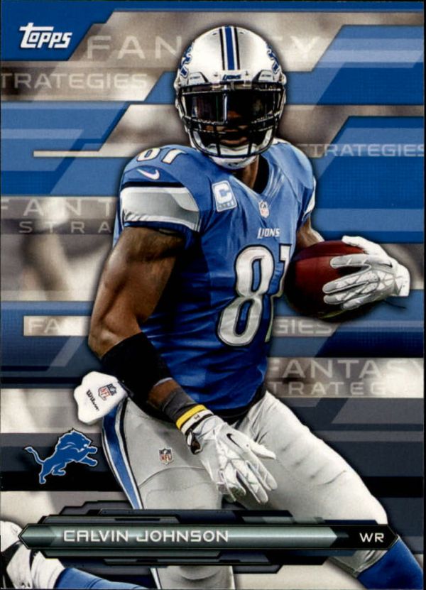 NFL 2014 Topps Fantasy Strategies - No FFS-CJ - Calvin Johnson