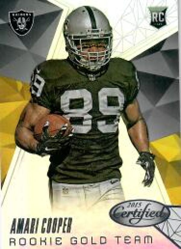 NFL 2015 Certified Rookie Gold Team - No RGT6 - Amari Cooper