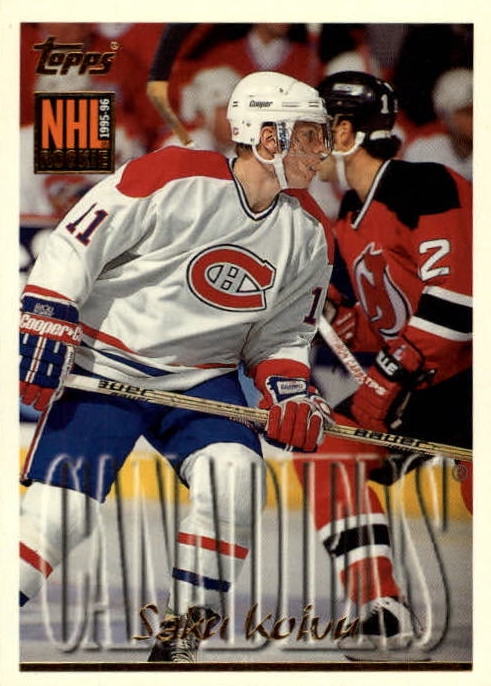 NHL 1995 / 96 Topps - No 306 - Saku Koivu