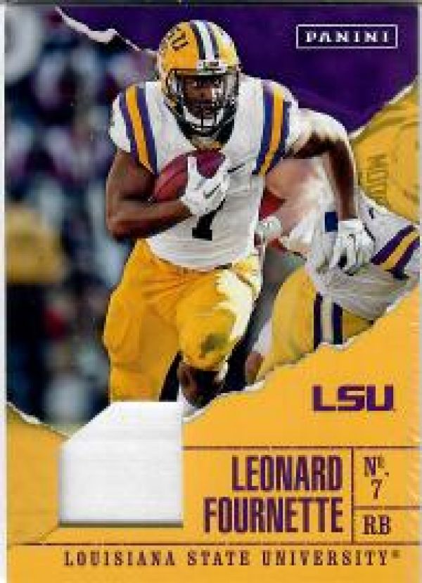 NFL 2017 Panini Father's Day College Memorabilia - No C1 - Leonard Fournette