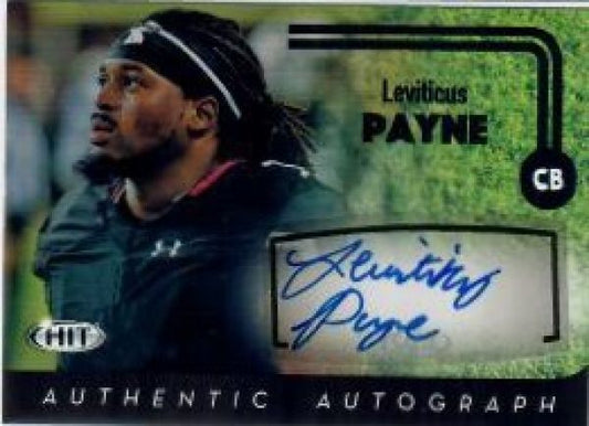 NFL 2016 SAGE Hit Autographs - No A96 - Leviticus Payne