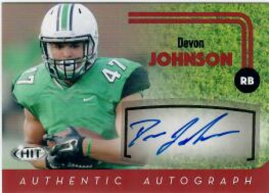 NFL 2016 SAGE Hit Autographs Red - No A50 - Devon Johnson