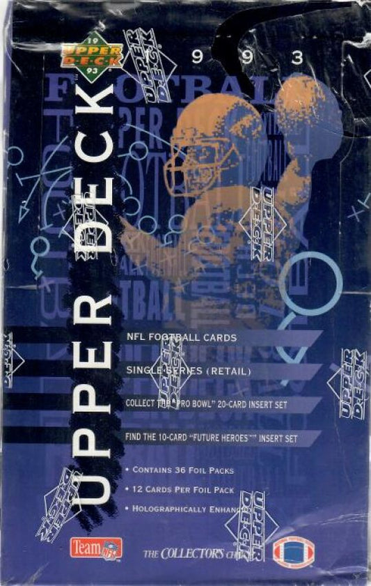 NFL 1993 Upper Deck Retail - Box