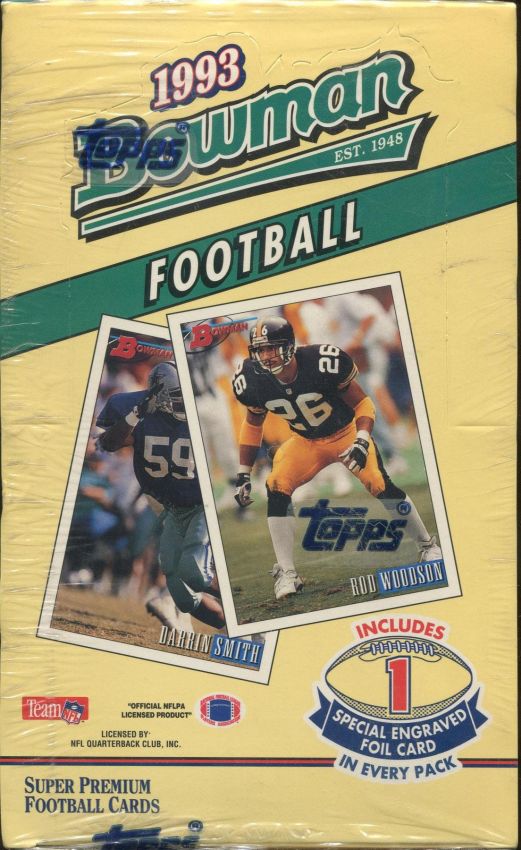NFL 1993 Bowman Hobby - Box