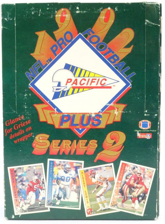 NFL 1992 Pacific Plus Series 2 Wax Box