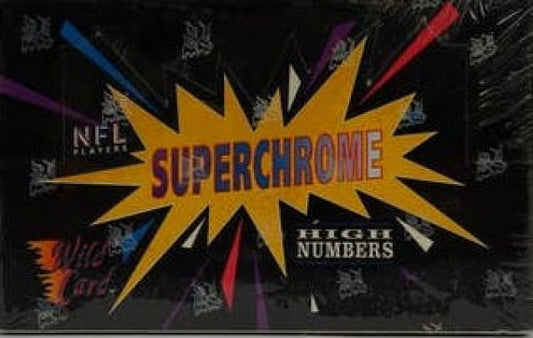NFL 1993 Wild Card Superchrome High Numbers - Box