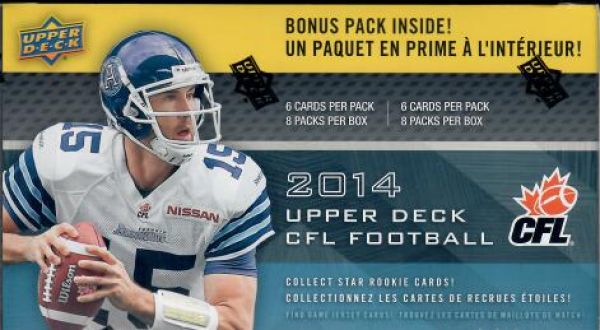 NFL 2014 Upper Deck CFL Blaster Box