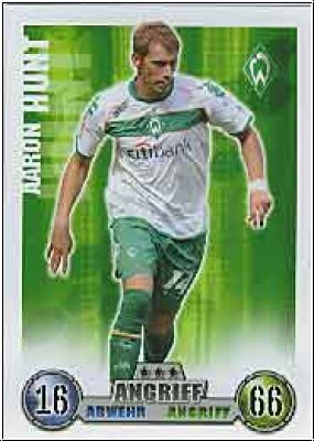 Fussball 2009 Topps Match Attax - No 66 - Aaron Hunt