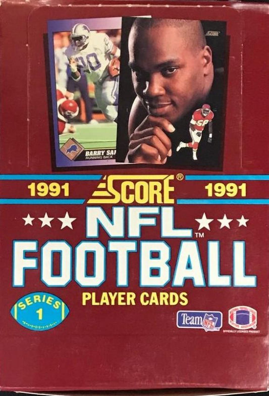 NFL 1991 Score Serie 1 - Box