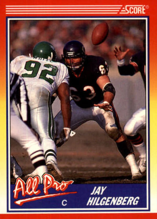 NFL 1990 Score - No 583 - Jay Hilgenberg