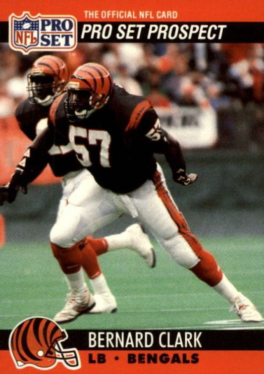 NFL 1990 ProSet - No 729 - Bernard Clark