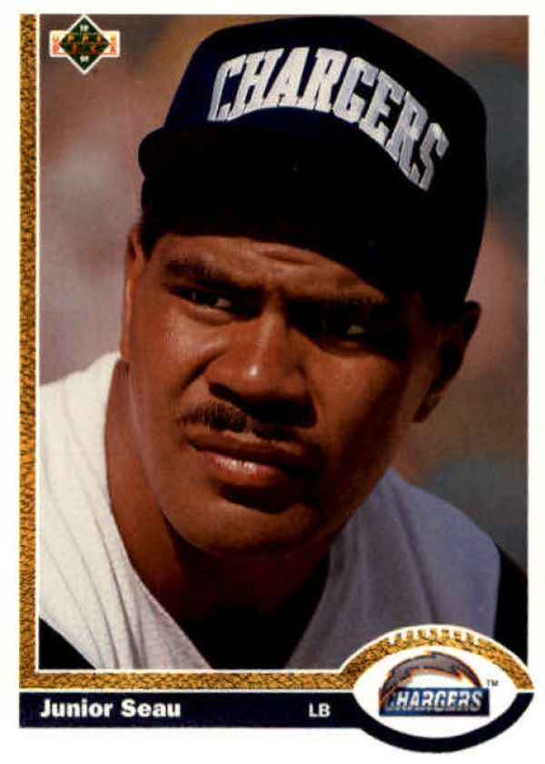 NFL 1991 Upper Deck - No 343 - Junior Seau