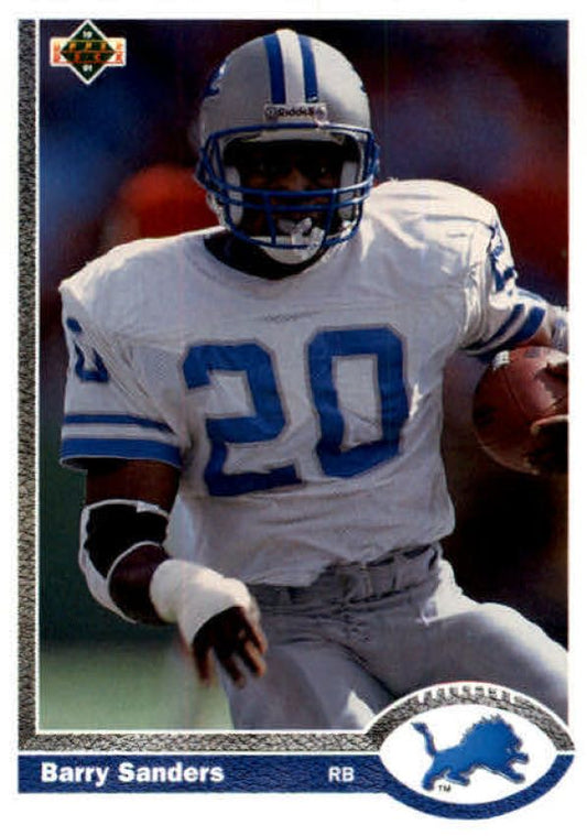 NFL 1991 Upper Deck - No 444 - Barry Sanders