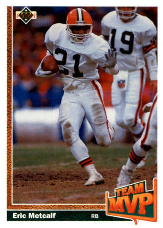 NFL 1991 Upper Deck - No 455 - Eric Metcalf