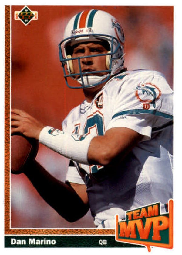 NFL 1991 Upper Deck - No 465 - Dan Marino