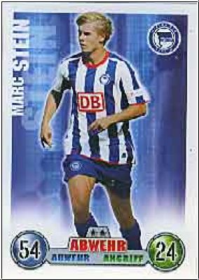 Fussball 2009 Topps Match Attax - No 4 - Marc Stein