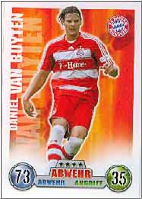 Soccer 2009 Topps Match Attax - No 255 - Daniel van Buyten