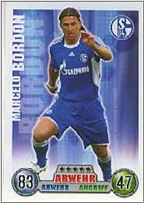 Soccer 2009 Topps Match Attax - No 275 - Marcelo Bordon