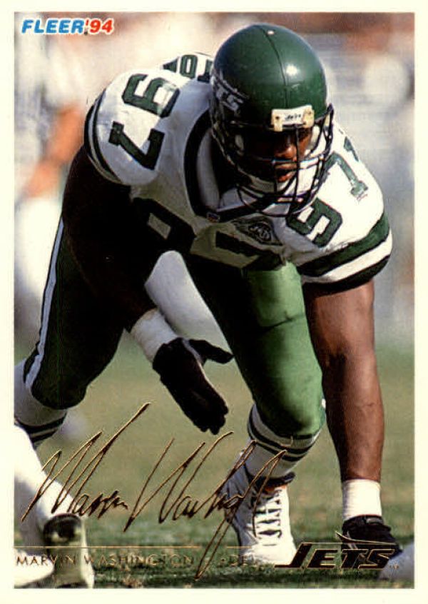 NFL 1994 Fleer - No. 365 - Marvin Washington