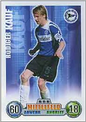 Soccer 2009 Topps Match Attax - No 29 - Rüdiger Kauf