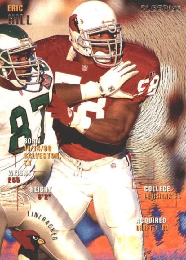 NFL 1995 Fleer - No 4 - Eric Hill