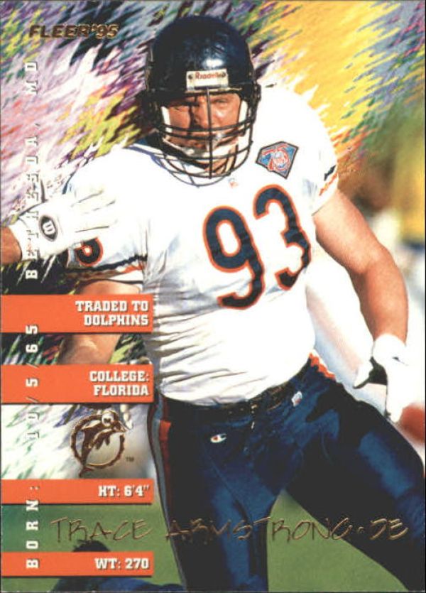 NFL 1995 Fleer - No 50 - Trace Armstrong