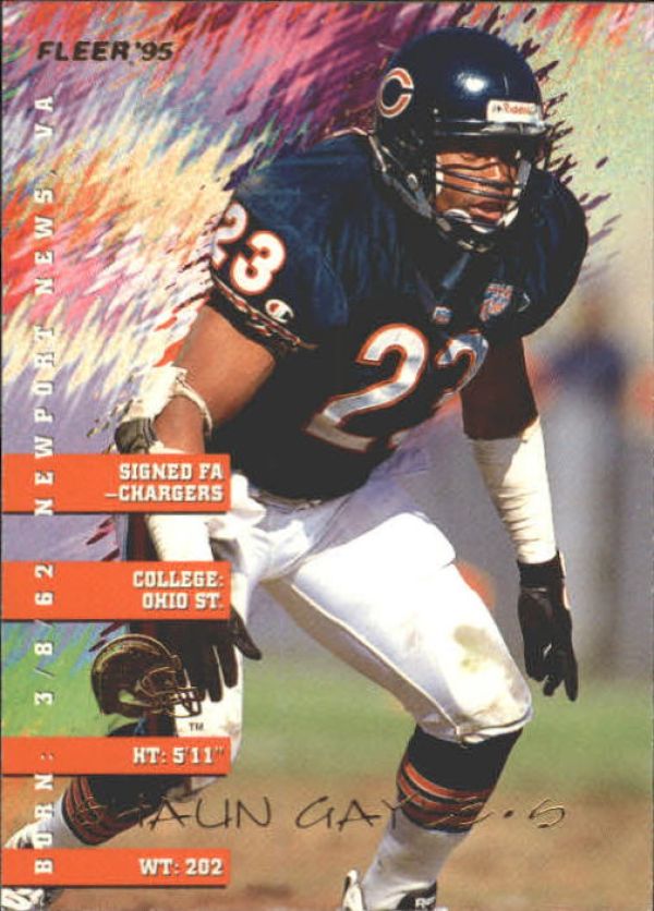 NFL 1995 Fleer - No 54 - Shaun Gayle