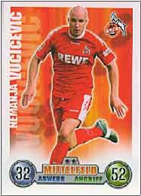 Soccer 2009 Topps Match Attax - No 209 - Nemanja Vucicevic