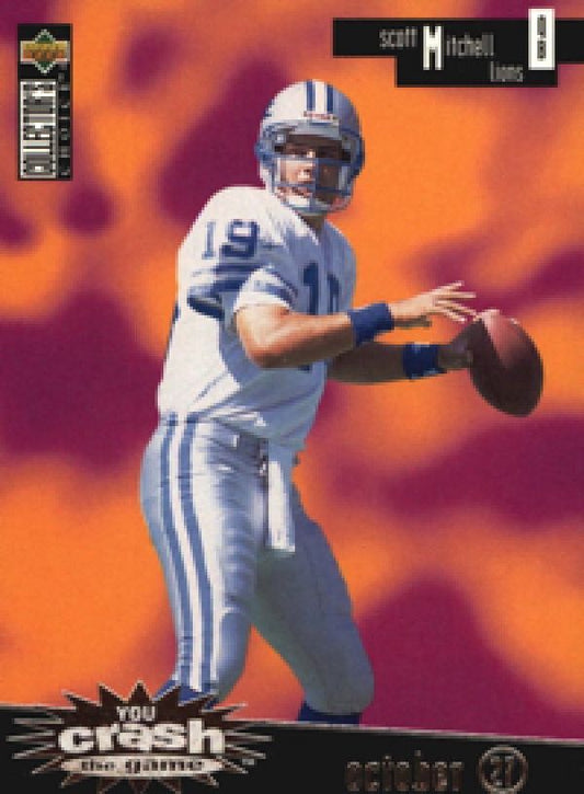 NFL 1996 Collector's Choice Crash The Game - No CG8 B - Scott Mitchell