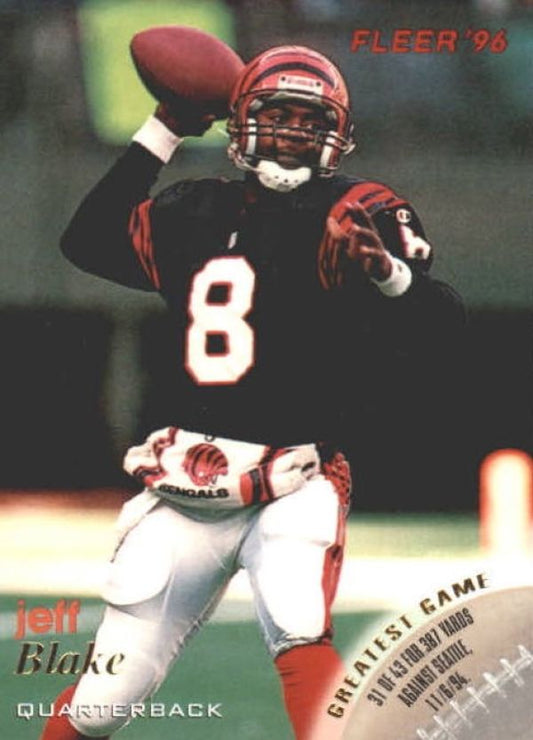 NFL 1996 Fleer - No 27 - Jeff Blake