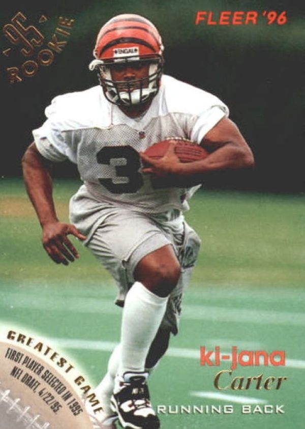 NFL 1996 Fleer - No 28 - Ki-Jana Carter