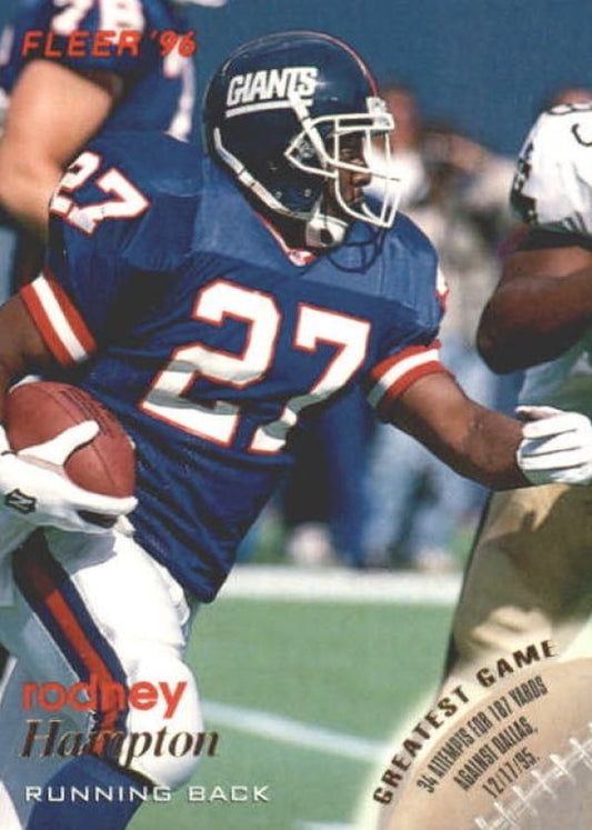 NFL 1996 Fleer - No 91 - Rodney Hampton