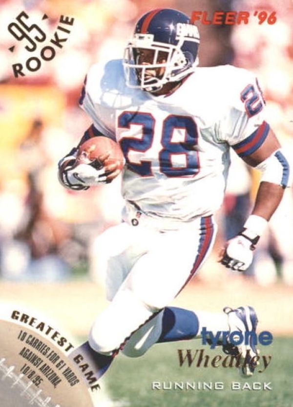 NFL 1996 Fleer - No 93 - Tyrone Wheatley