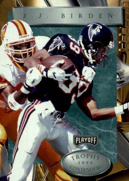 NFL 1996 Playoff Trophy Contenders - No 72 - J.J. Birden
